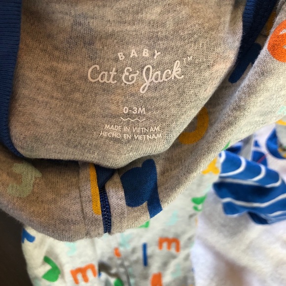NWT Cat & Jack Baby-Boy’s Pajamas - Picture 4 of 7